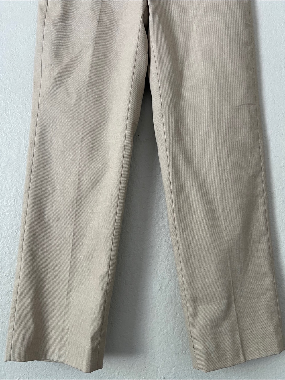 NWT J. CREW Kallie Stretch Linen-Blend Straight-leg Pant Beige Size 2 - Picture 4 of 14